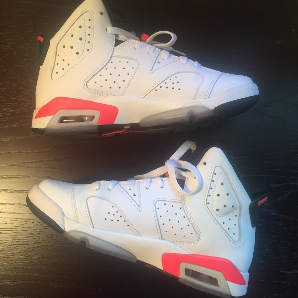Jordan Kids Sneakers White and Red